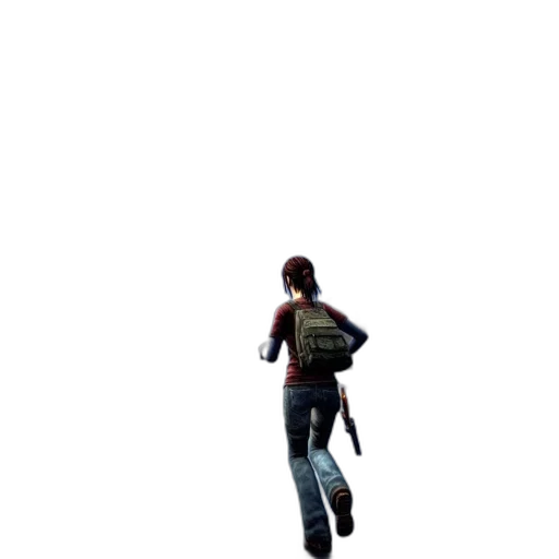 jacket, weapon, staff, creature transparent PNG cut-out