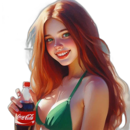 bottle, dress, face, weapon transparent PNG cut-out