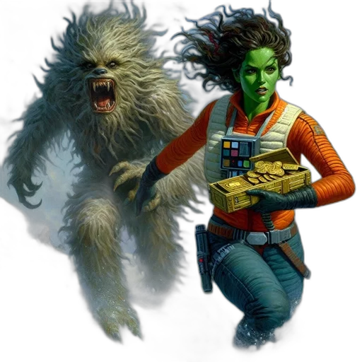 creature, concept art, fantasy art, comic book art transparent PNG cut-out