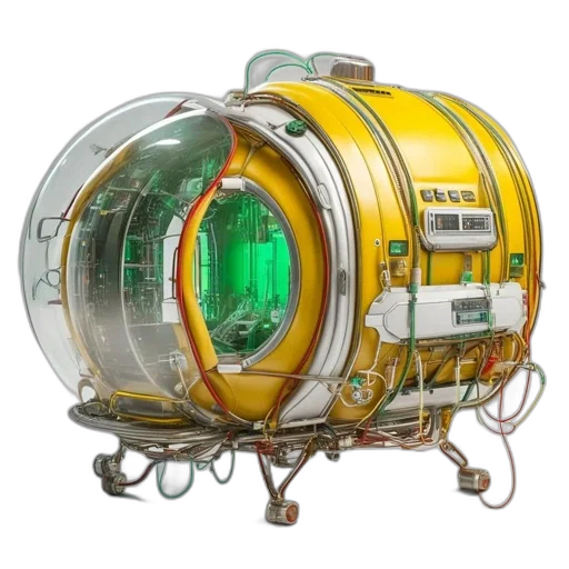 concept art, 3d render, cyberpunk, outer space transparent PNG cut-out
