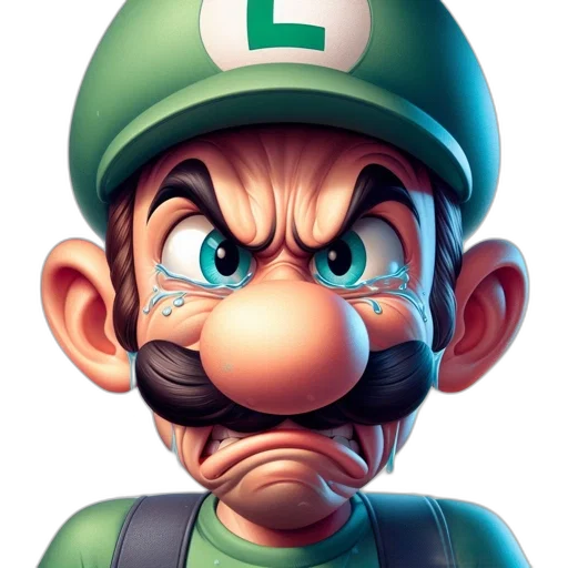 face, mask, concept art, 3d render transparent PNG cut-out