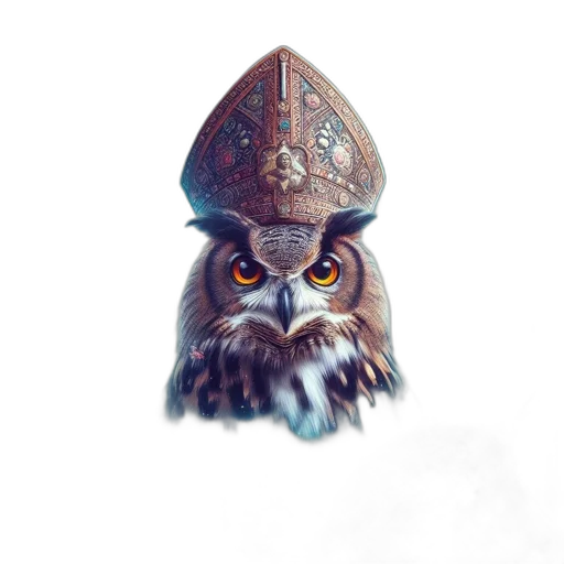 crown, hat, staff, animal transparent PNG cut-out
