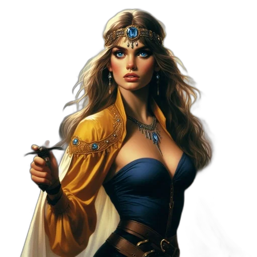 jewelry, staff, sword, fantasy art transparent PNG cut-out