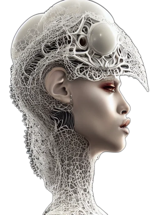 robot, mask, crown, face transparent PNG cut-out