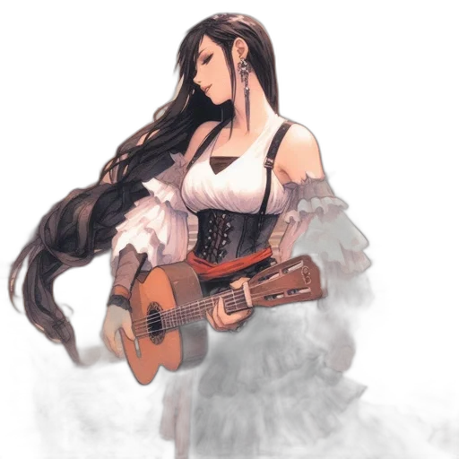 dress, concept art, fantasy art, pixel art transparent PNG cut-out