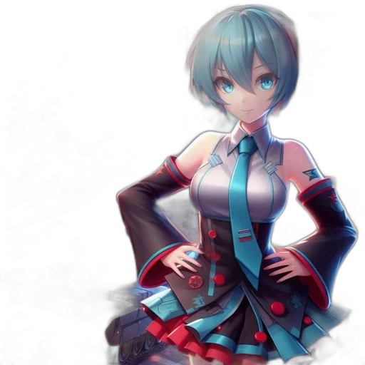 dress, robot, staff, weapon transparent PNG cut-out