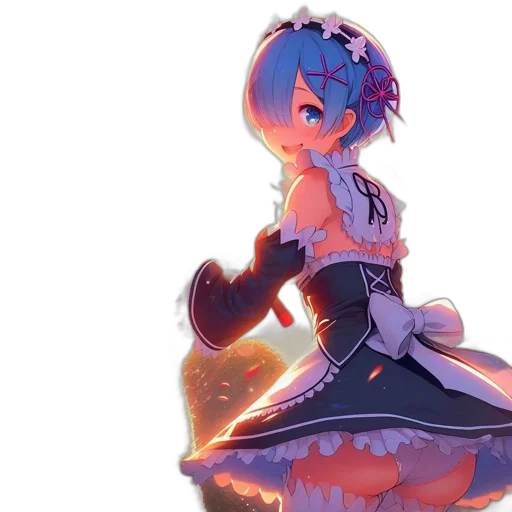 dress, crown, staff, robot transparent PNG cut-out