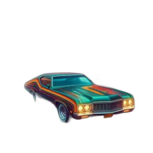 car, 3d render, concept art, photorealistic transparent PNG cut-out