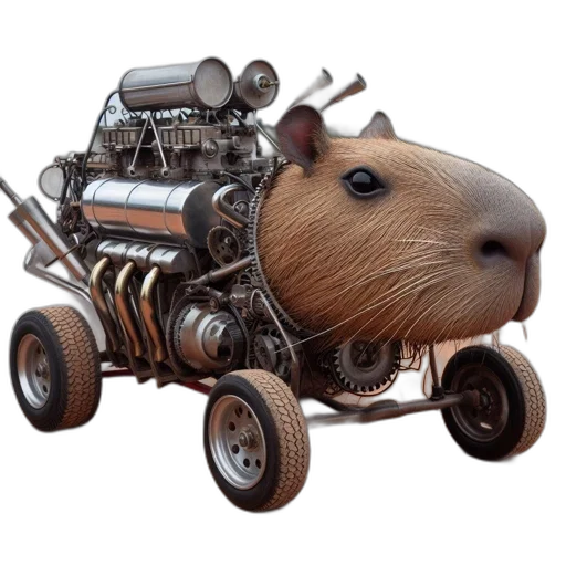 car, animal, robot, creature transparent PNG cut-out