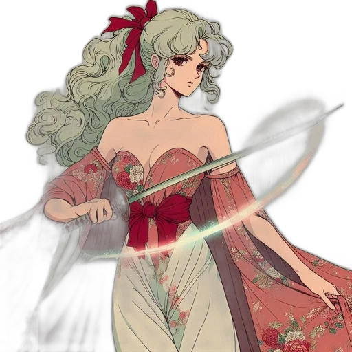 dress, staff, weapon, sword transparent PNG cut-out