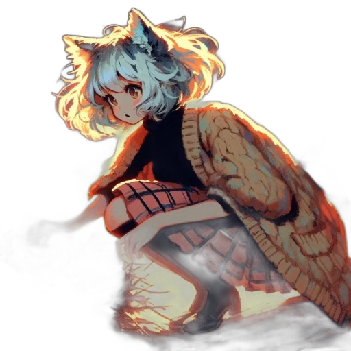 creature, jacket, dress, animal transparent PNG cut-out