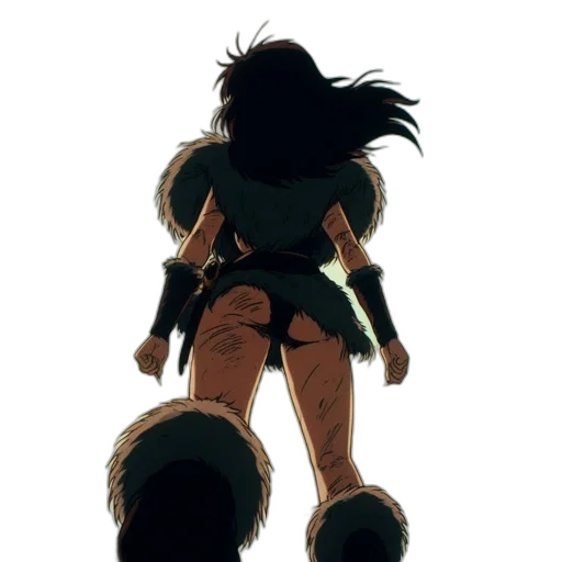 weapon, hair, creature, concept art transparent PNG cut-out