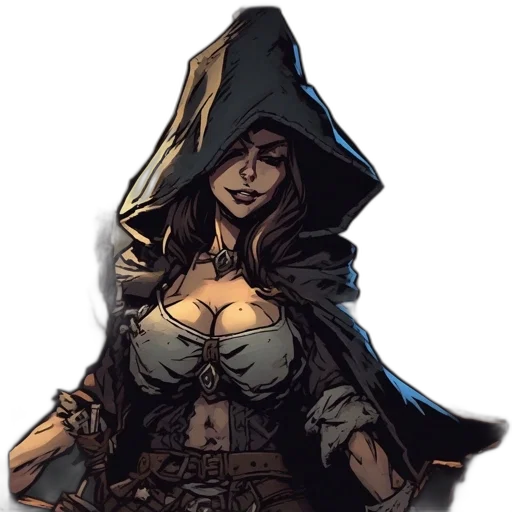 jacket, dress, staff, weapon transparent PNG cut-out