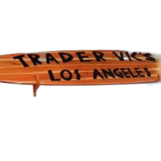 wooden, surfboard, sign, trader transparent PNG cut-out