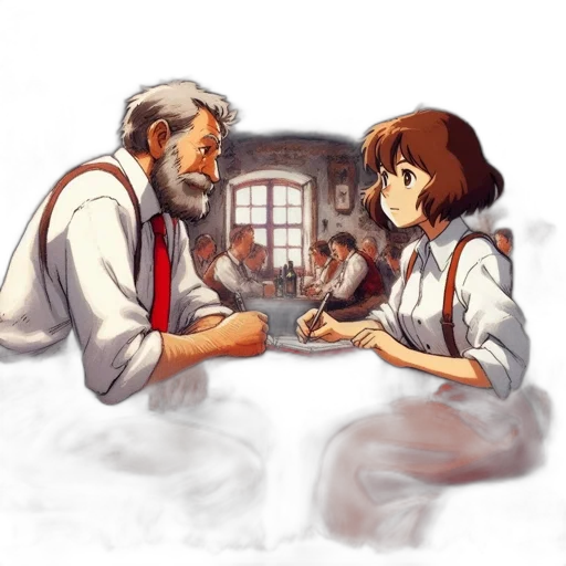 concept art, pixel art, comic book art, anime transparent PNG cut-out