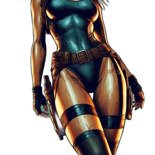 robot, comic book art, concept art, cyberpunk transparent PNG cut-out