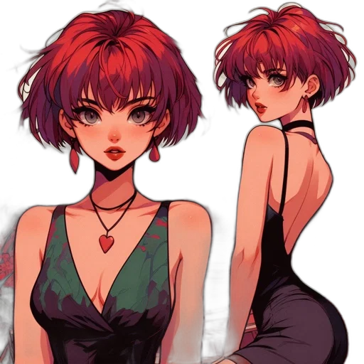 dress, face, creature, jacket transparent PNG cut-out