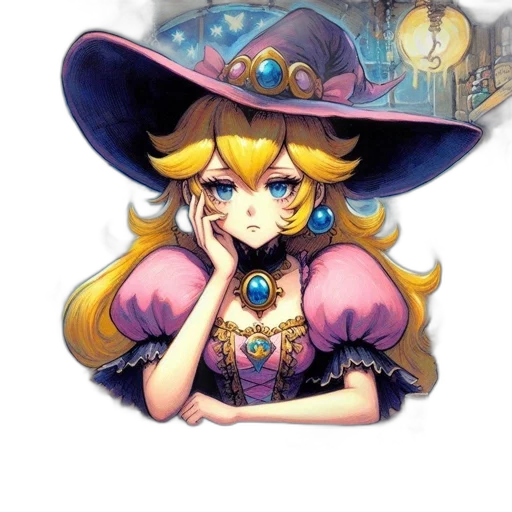 hat, staff, dress, crown transparent PNG cut-out