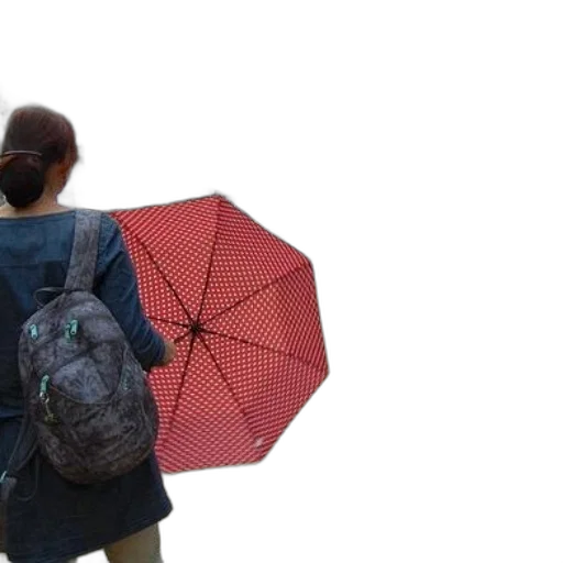 umbrella, jacket, staff, mask transparent PNG cut-out