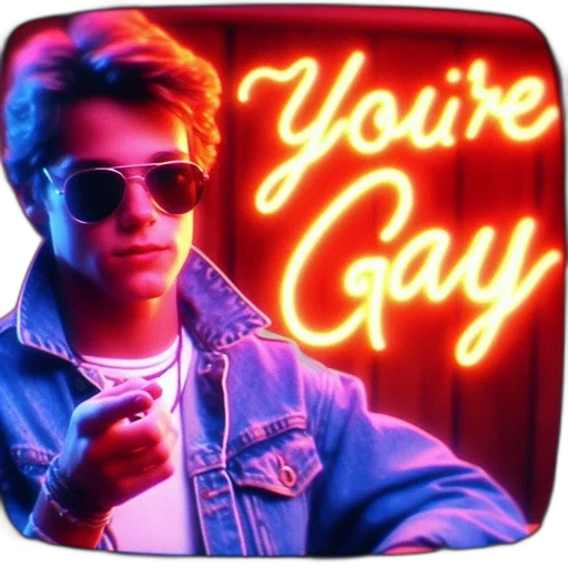 jacket, vaporwave, neon lights, neon transparent PNG cut-out