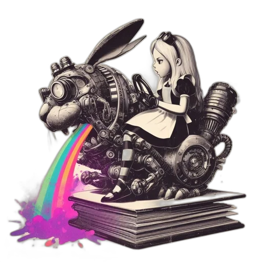 robot, weapon, dragon, concept art transparent PNG cut-out
