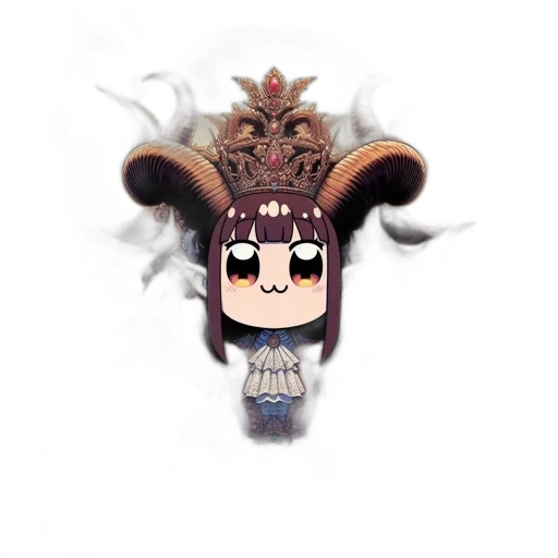 dragon, creature, mask, crown transparent PNG cut-out