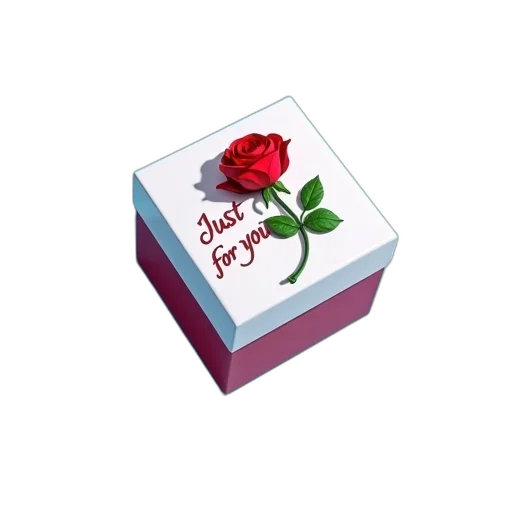 flower, jewelry, 3d render, pixel art transparent PNG cut-out
