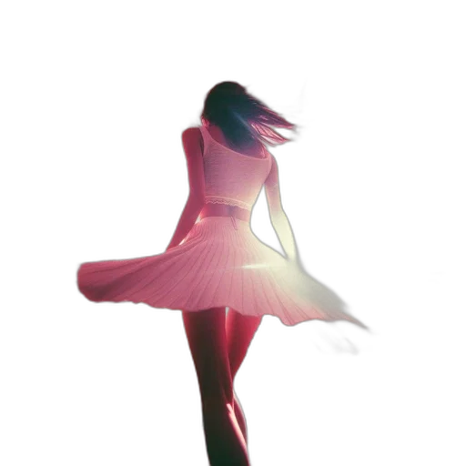 dress, staff, flower, robot transparent PNG cut-out