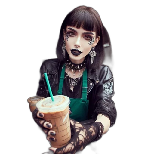 staff, jewelry, creature, face transparent PNG cut-out