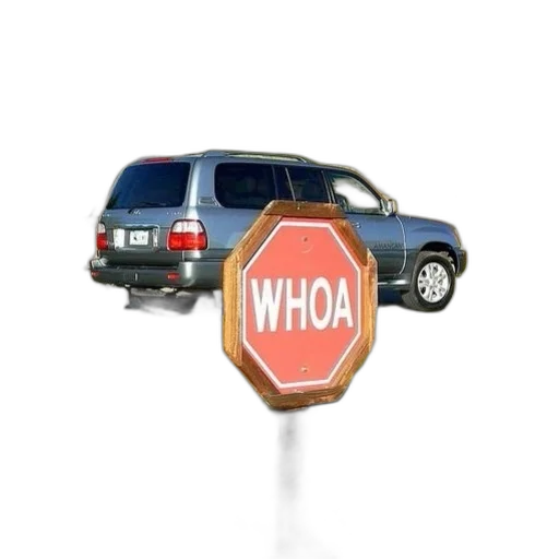 car, weapon, 3d render, stop transparent PNG cut-out