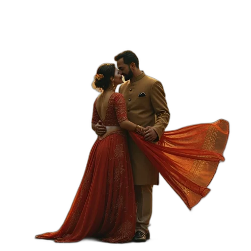 dress, oil painting, photorealistic, concept art transparent PNG cut-out