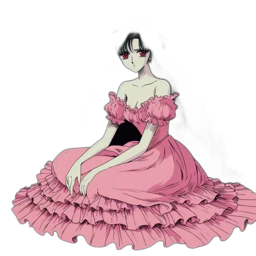 dress, crown, concept art, watercolor transparent PNG cut-out