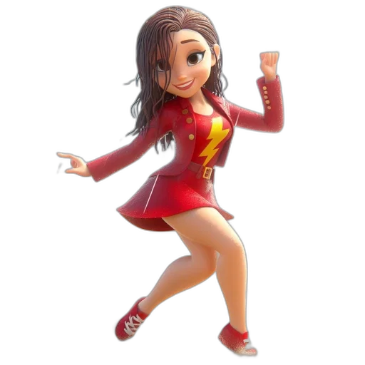 dress, 3d render, concept art, cartoon transparent PNG cut-out
