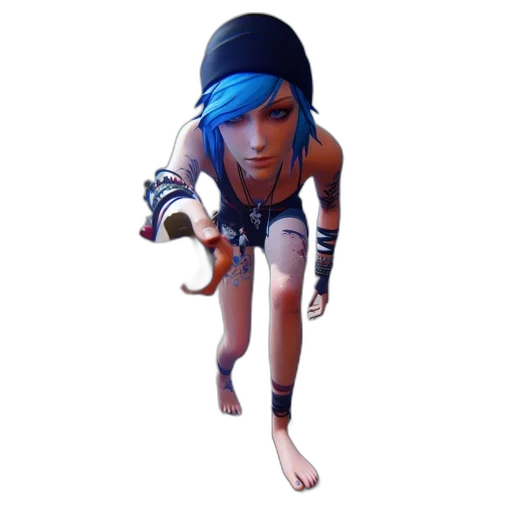 weapon, staff, creature, face transparent PNG cut-out