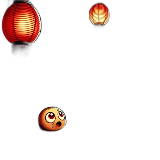 concept art, fire, traditional, japanese transparent PNG cut-out