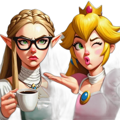 crown, staff, fantasy art, pixel art transparent PNG cut-out