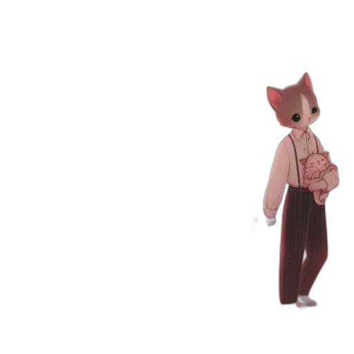 creature, animal, jacket, mask transparent PNG cut-out