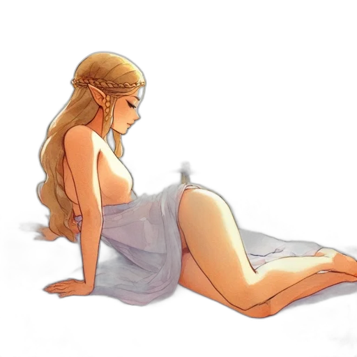 dress, bottle, concept art, watercolor transparent PNG cut-out