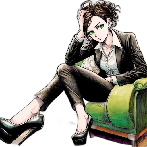 furniture, staff, shoes, jacket transparent PNG cut-out