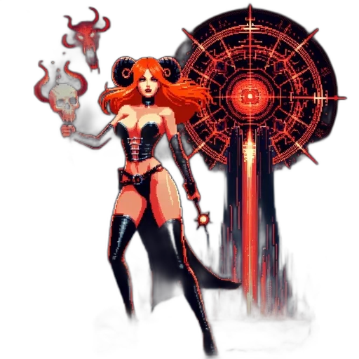 staff, concept art, comic book art, pixel art transparent PNG cut-out