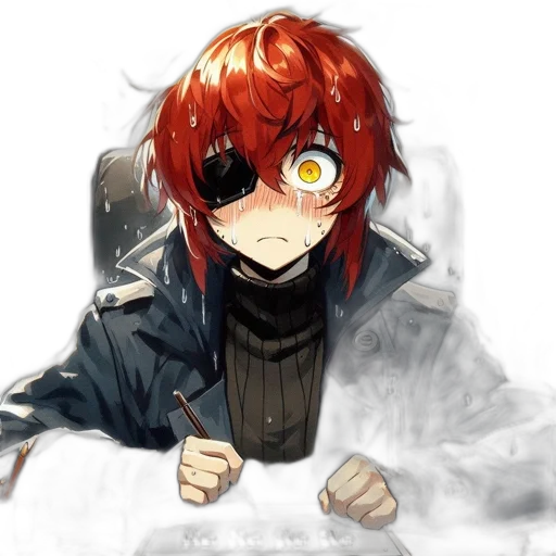 mask, jacket, face, staff transparent PNG cut-out