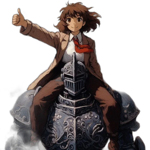 sword, jacket, weapon, staff transparent PNG cut-out