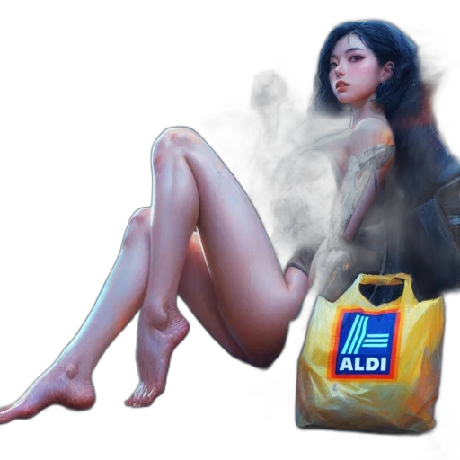 bottle, dress, concept art, photorealistic transparent PNG cut-out