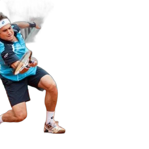 tennis, player, action, clay transparent PNG cut-out