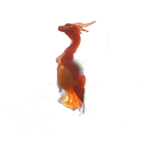 dragon, animal, creature, staff transparent PNG cut-out