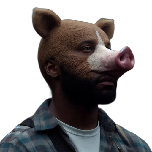 mask, animal, face, creature transparent PNG cut-out