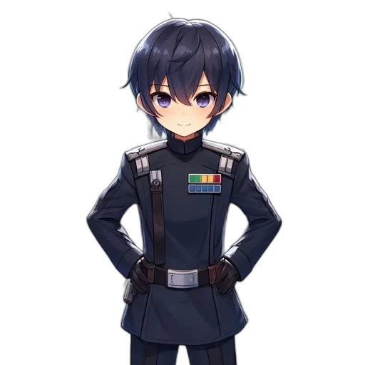 staff, weapon, jacket, robot transparent PNG cut-out