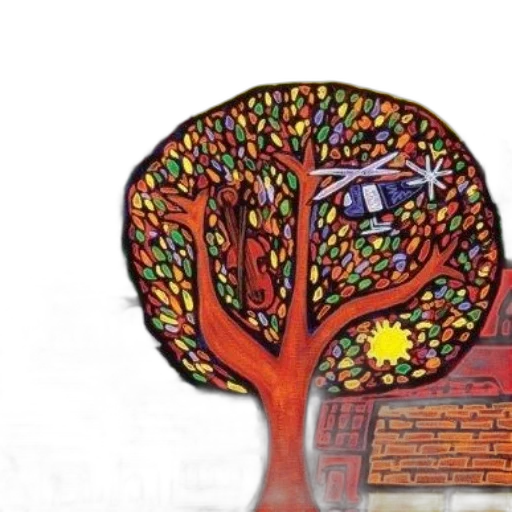 tree, crown, concept art, watercolor transparent PNG cut-out