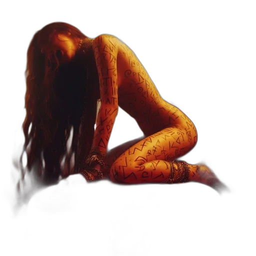 hair, creature, dress, jewelry transparent PNG cut-out