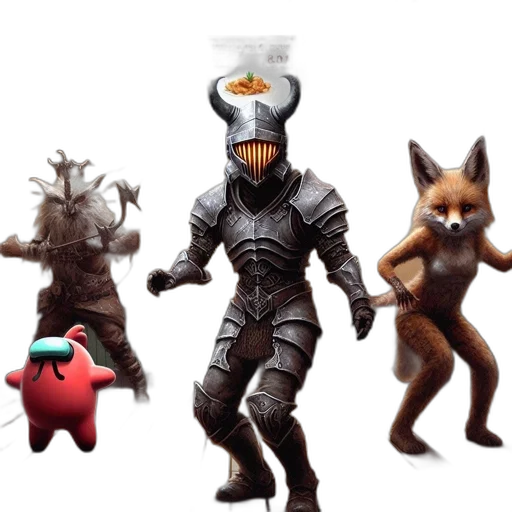 mask, creature, animal, robot transparent PNG cut-out